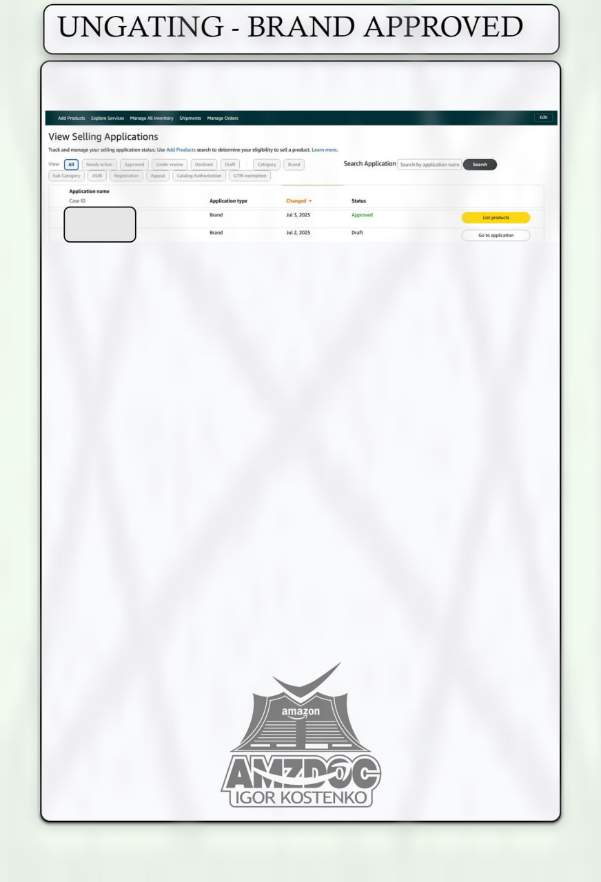 Amazon counterfeit complaint removed by AMZDOC